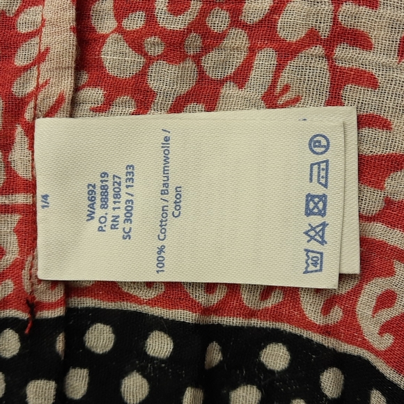 Boden Boho Tassle Tie Cotton Blouse - Picture 10 of 11